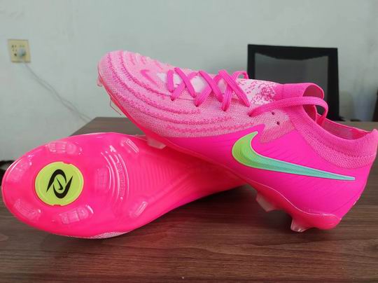 Nike Football Shoes Pink Green-45 - Click Image to Close